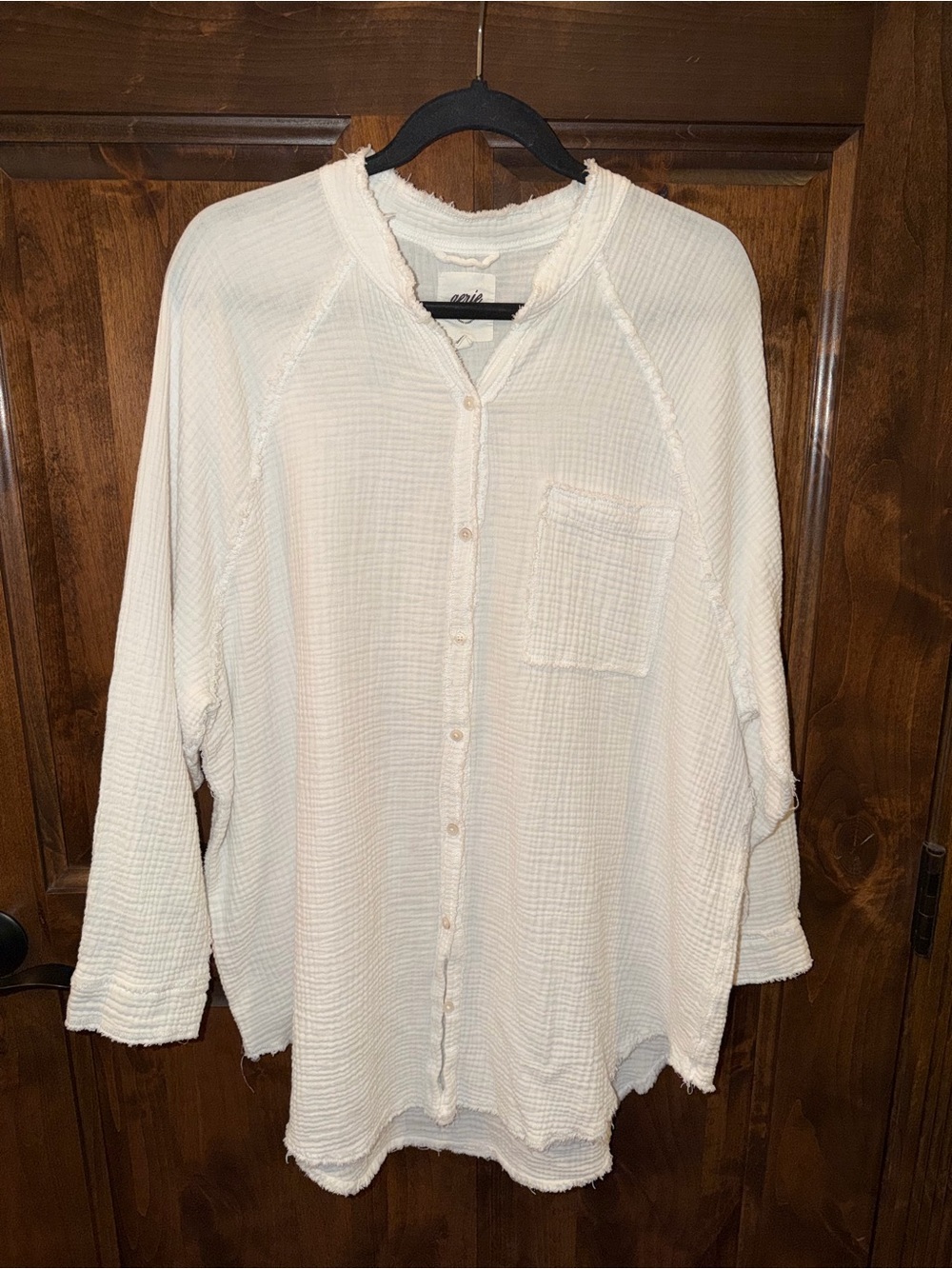 Aerie Gauze Shirt/Swim Coverup